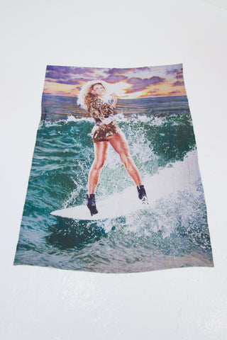 Eric Yahnker "Bey-Watch" Linen Blanket