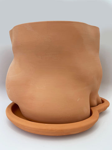 butt plant pot Terracotta Butt Planter